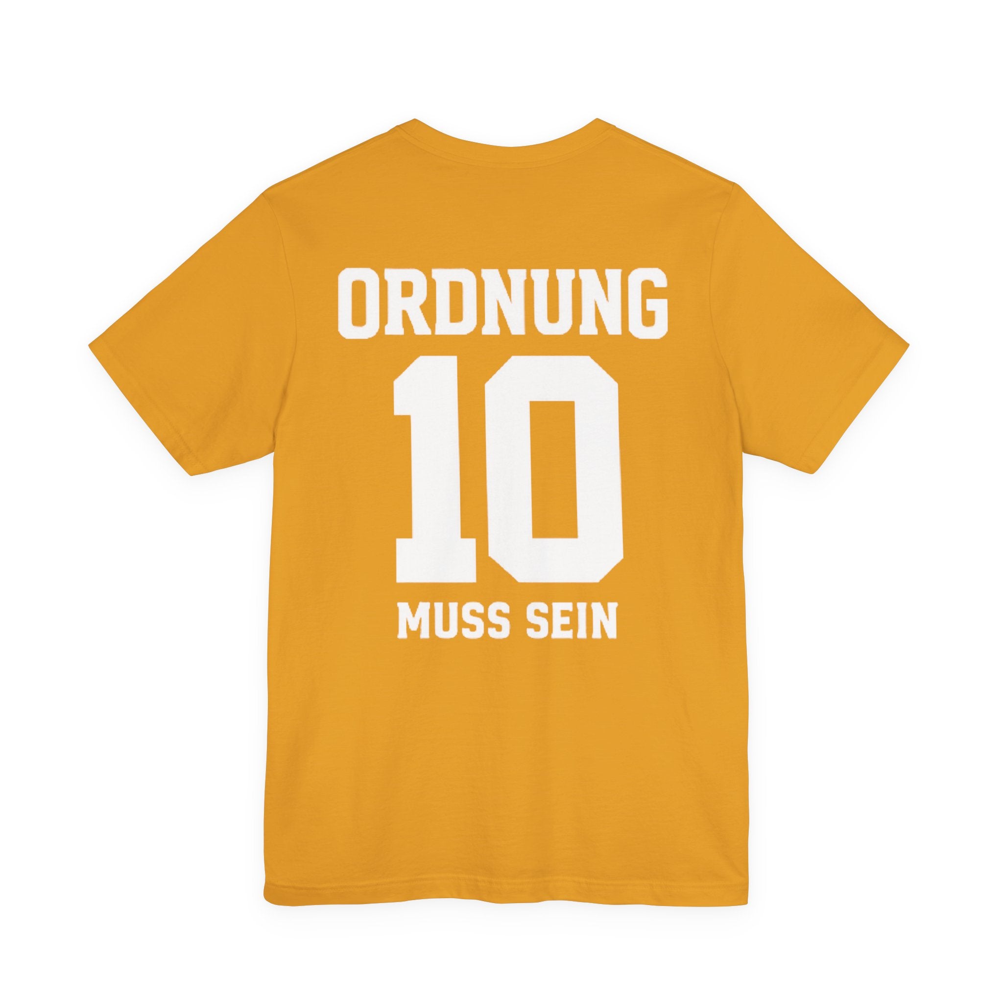 Ordnung muss sein Graphic tee — German Crest Casual Soccer Jersey Style Shirt