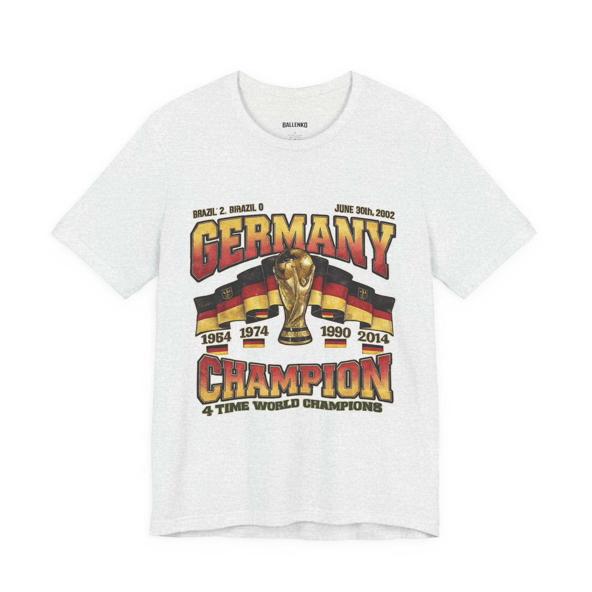 Unisex Vintage Germany Jersey Short Sleeve Tee