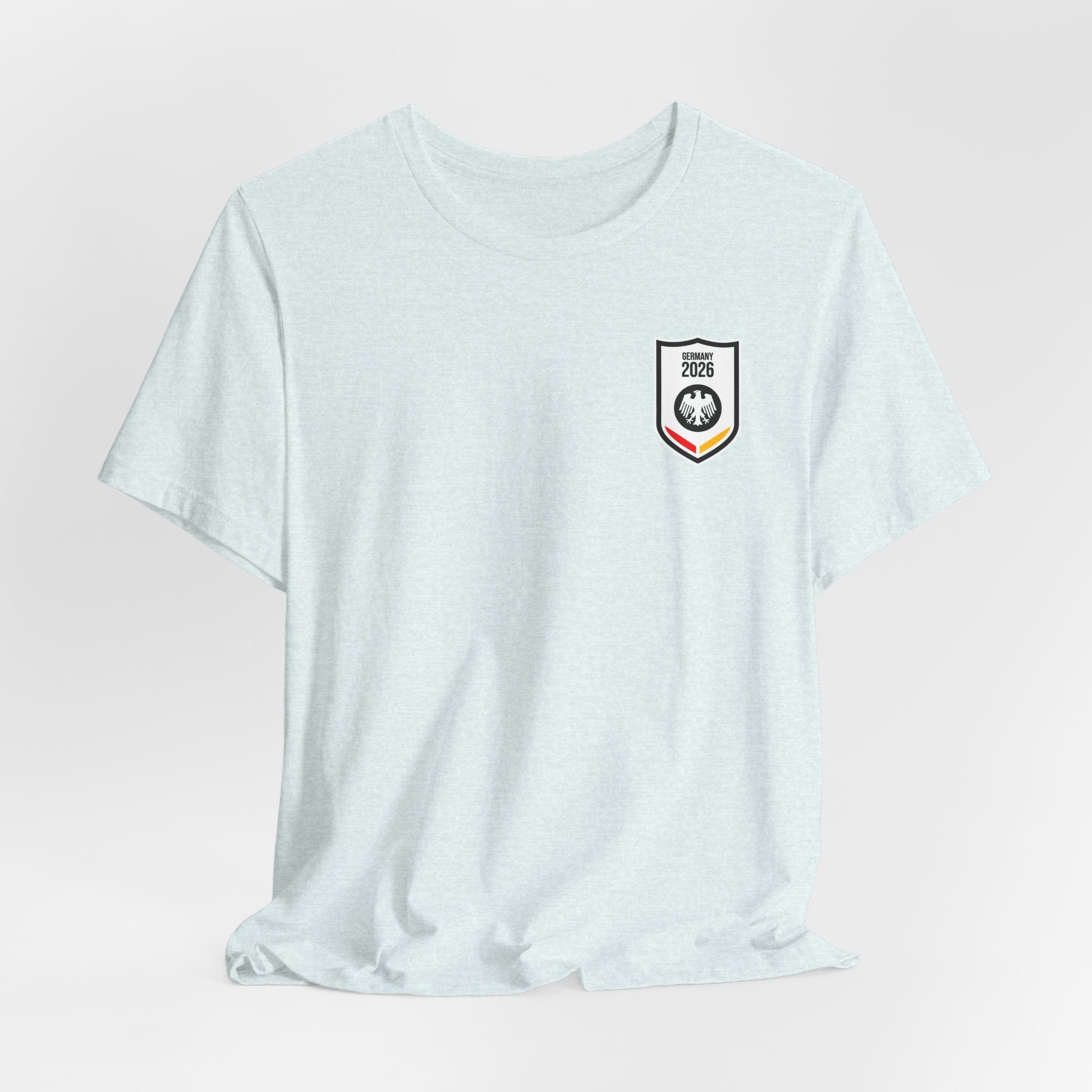 Kein Stress ruhe bitte Graphic tee — German Crest Casual Soccer Jersey Style Shirt