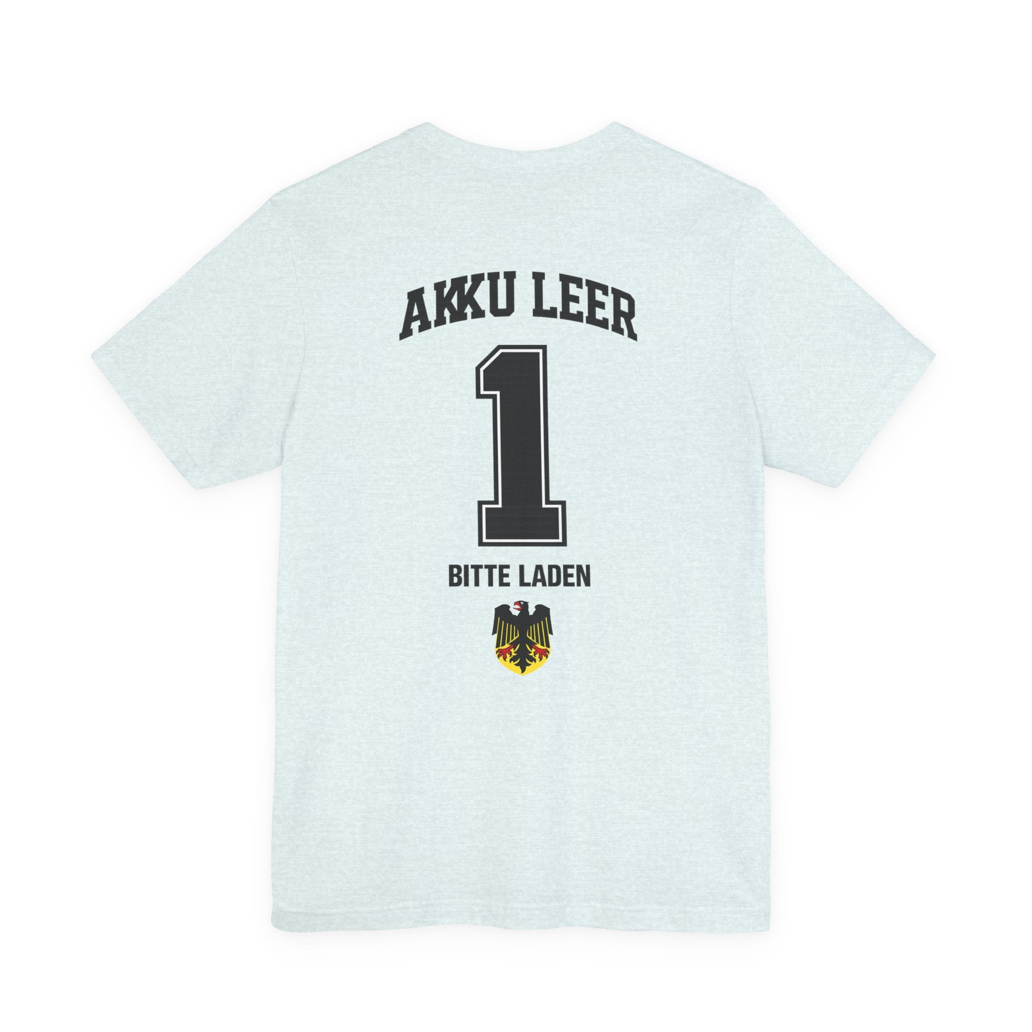 Akku leer Bite Laden Graphic tee — German Crest Casual Soccer Jersey Style Shirt
