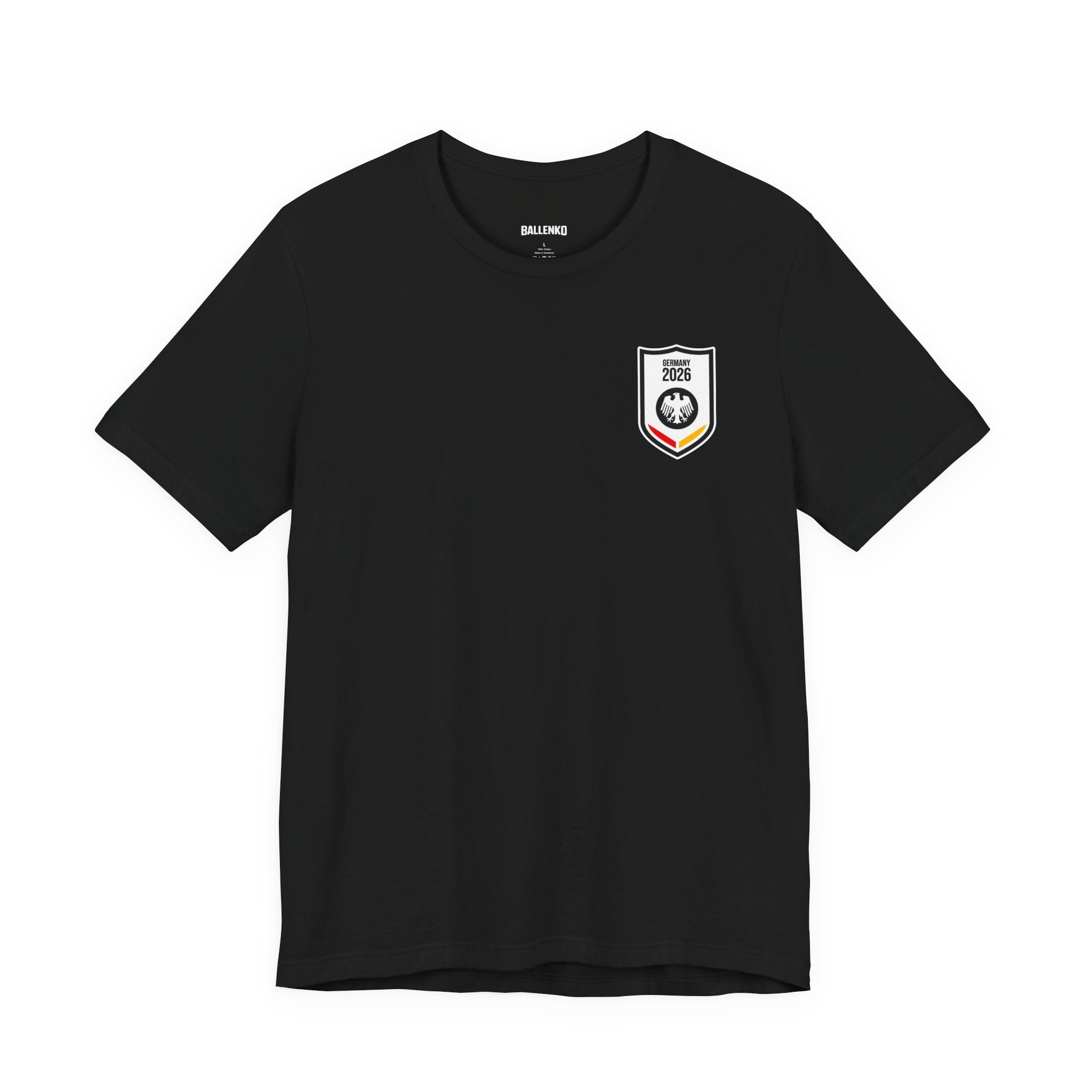 Ordnung muss sein Graphic tee — German Crest Casual Soccer Jersey Style Shirt