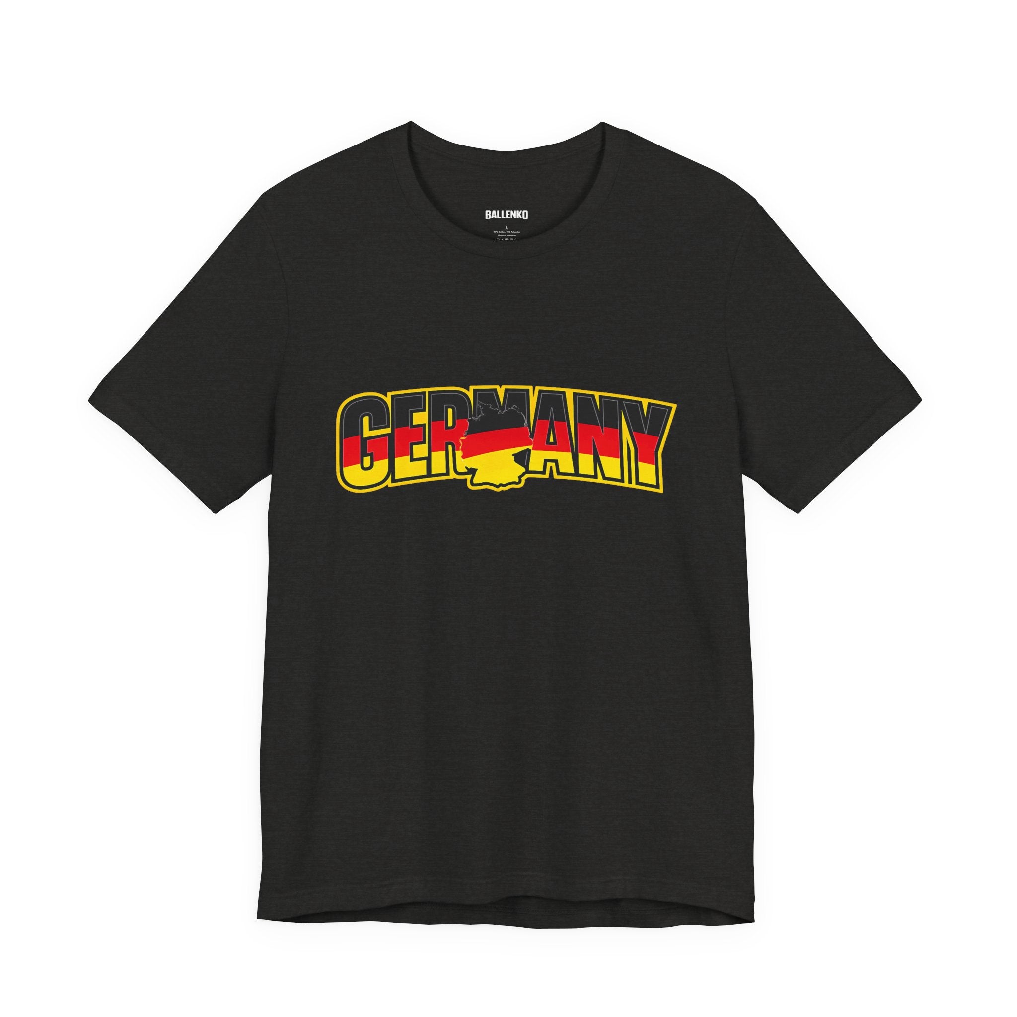 Germany Classic Graphic tee — German Crest Casual Soccer Jersey Style Shirt