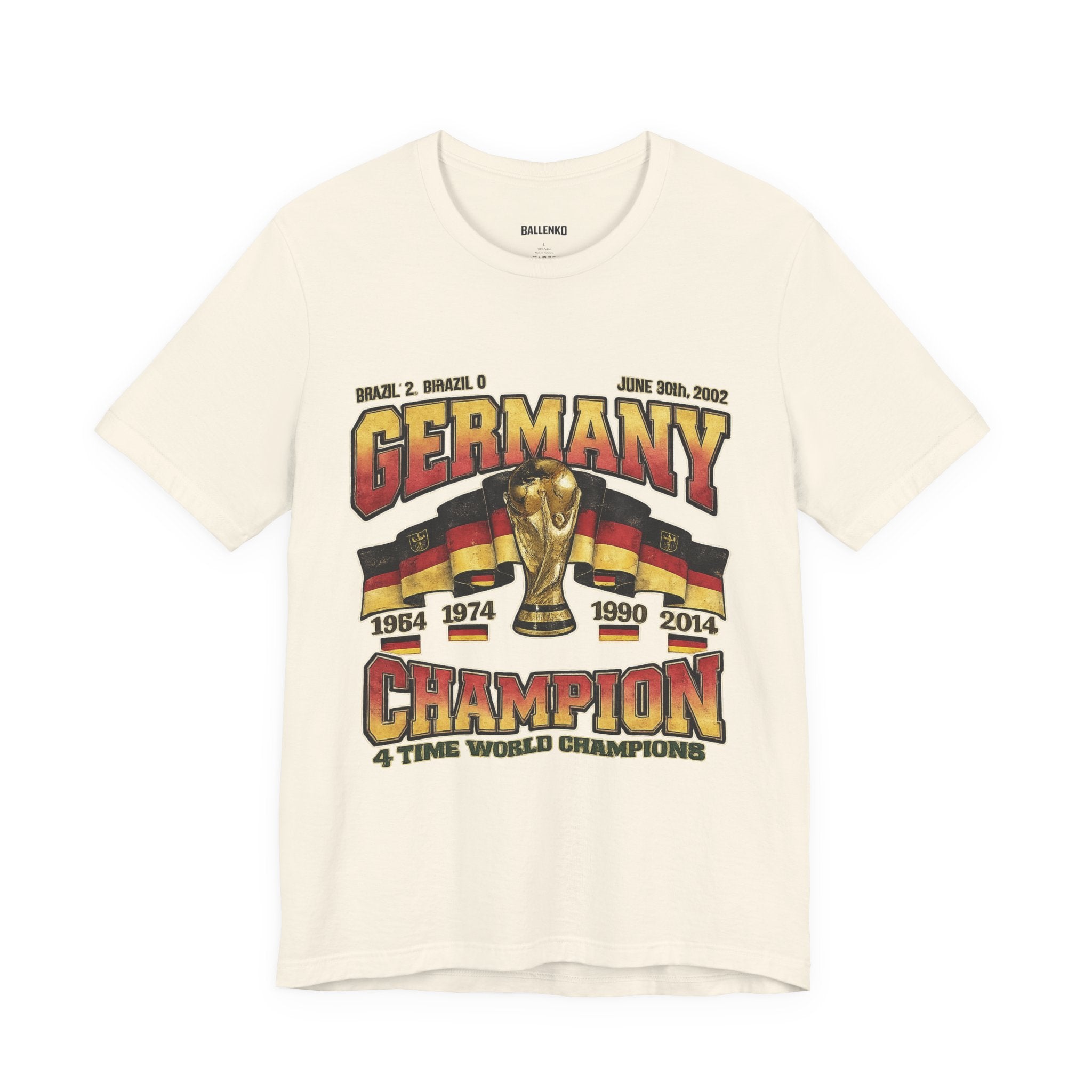 Unisex Vintage Germany Jersey Short Sleeve Tee