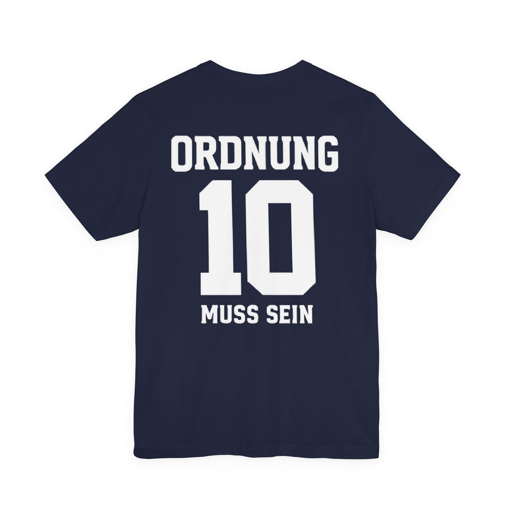 Ordnung muss sein Graphic tee — German Crest Casual Soccer Jersey Style Shirt