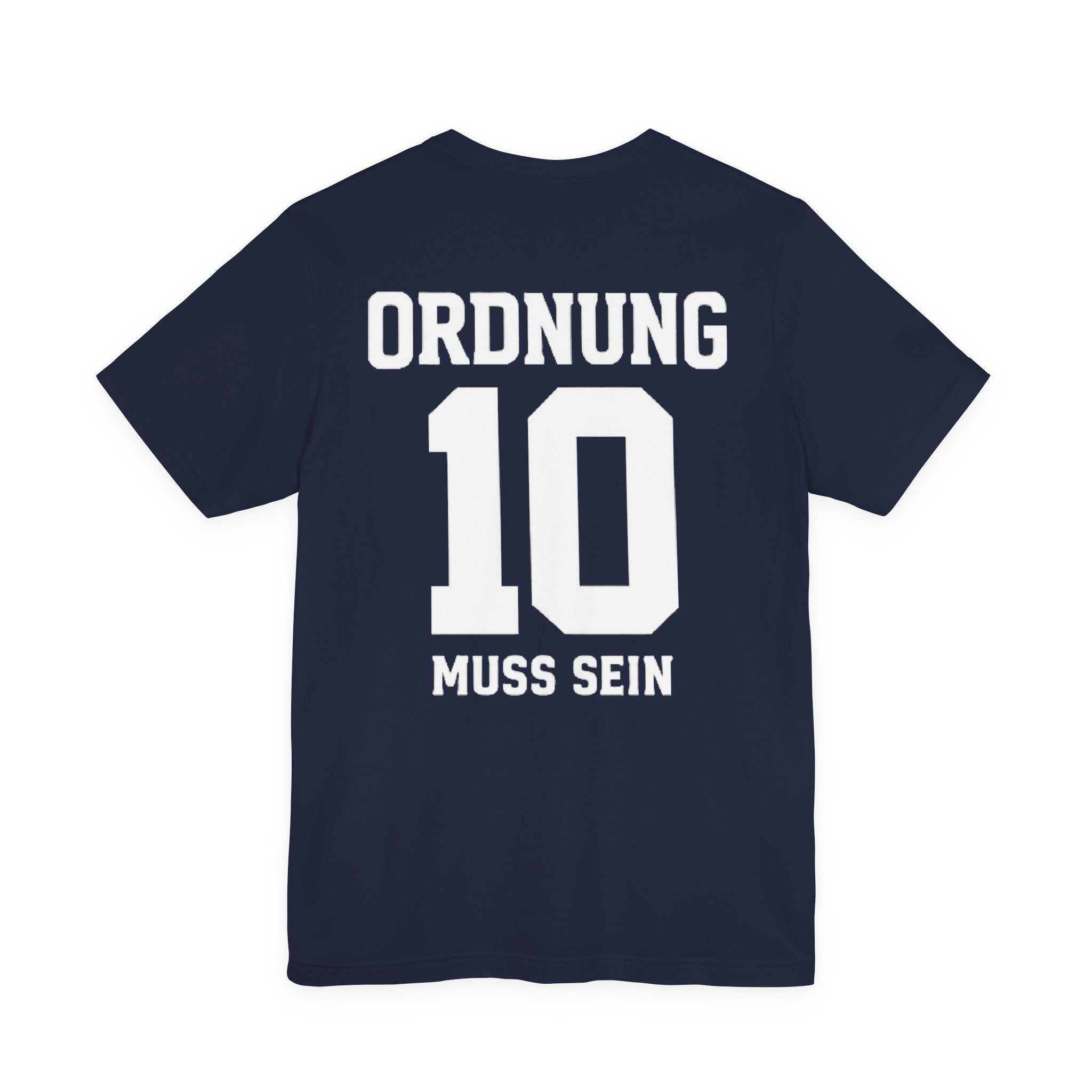 Ordnung muss sein Graphic tee — German Crest Casual Soccer Jersey Style Shirt