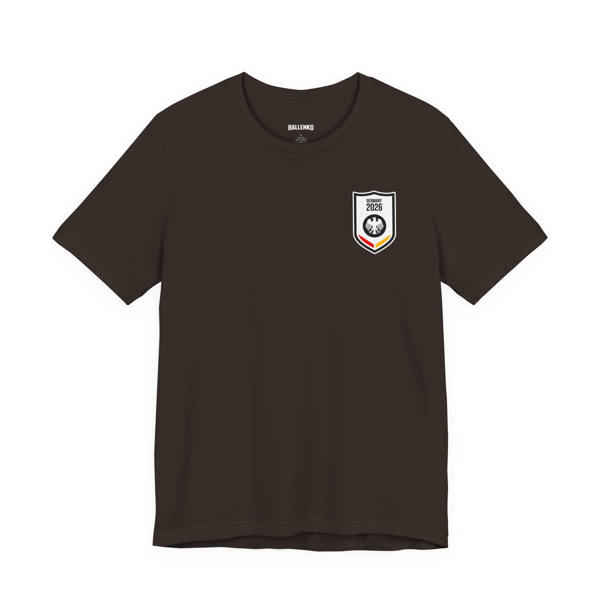 Ordnung muss sein Graphic tee — German Crest Casual Soccer Jersey Style Shirt