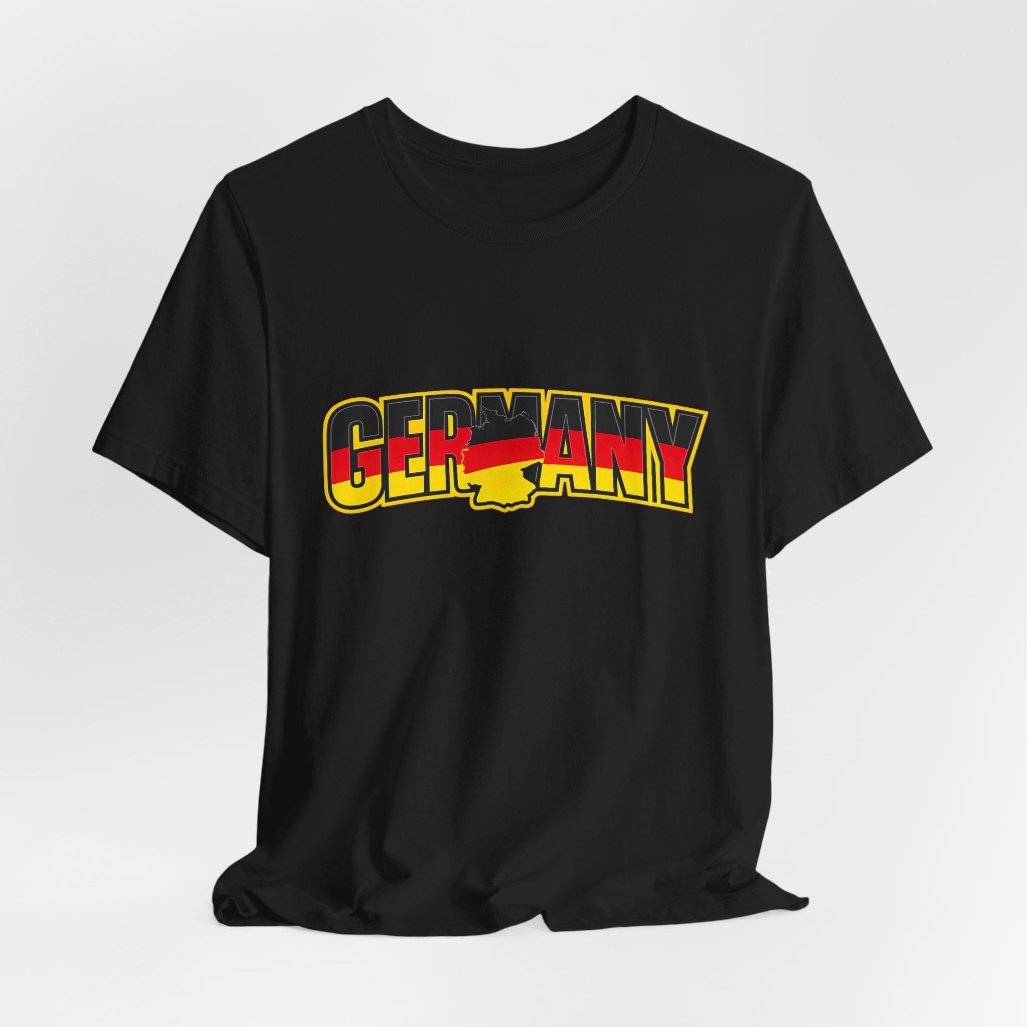 Germany Classic Graphic tee — German Crest Casual Soccer Jersey Style Shirt