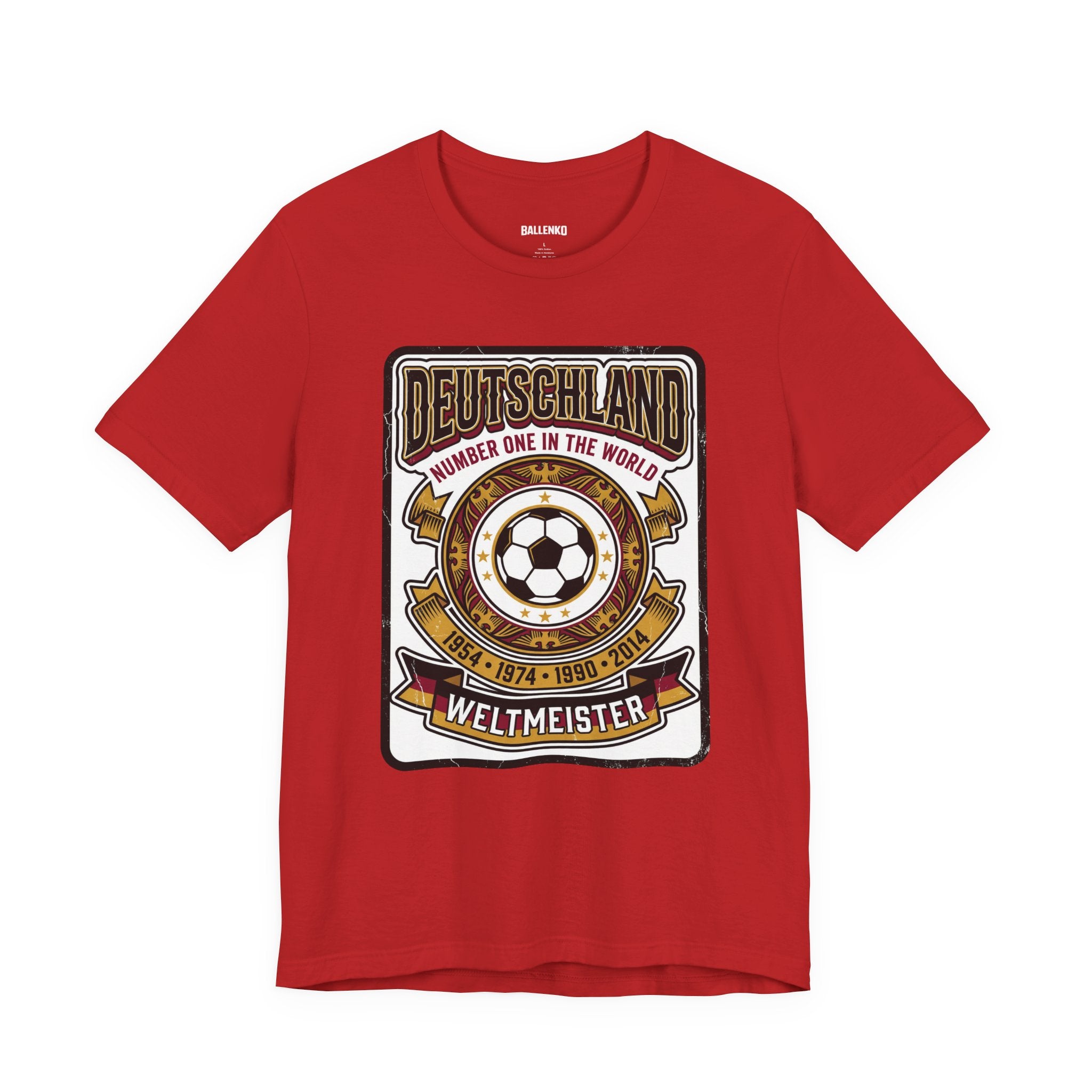 Deutschland world cup 2026 Graphic tee — German Crest Casual Soccer Jersey Style Shirt