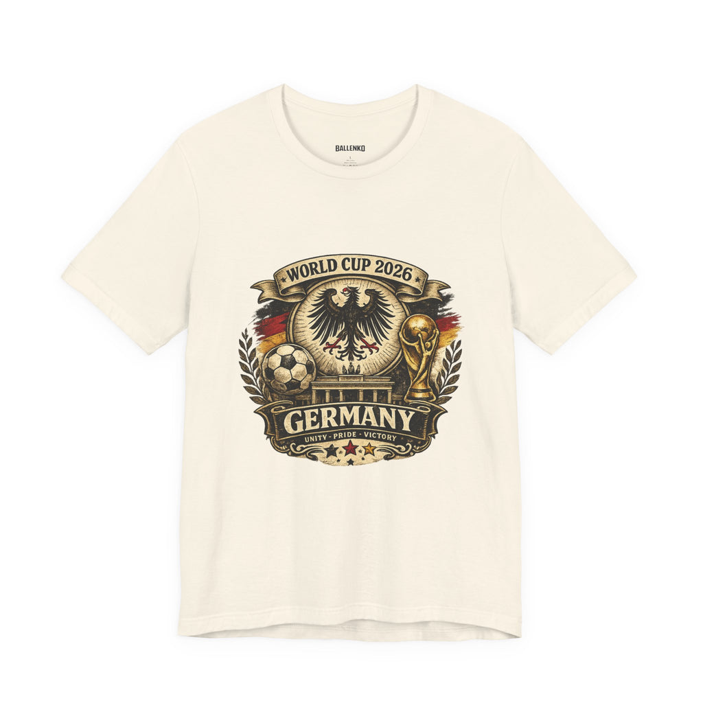 Germany 2026 World Cup Gold Vintage T-Shirt