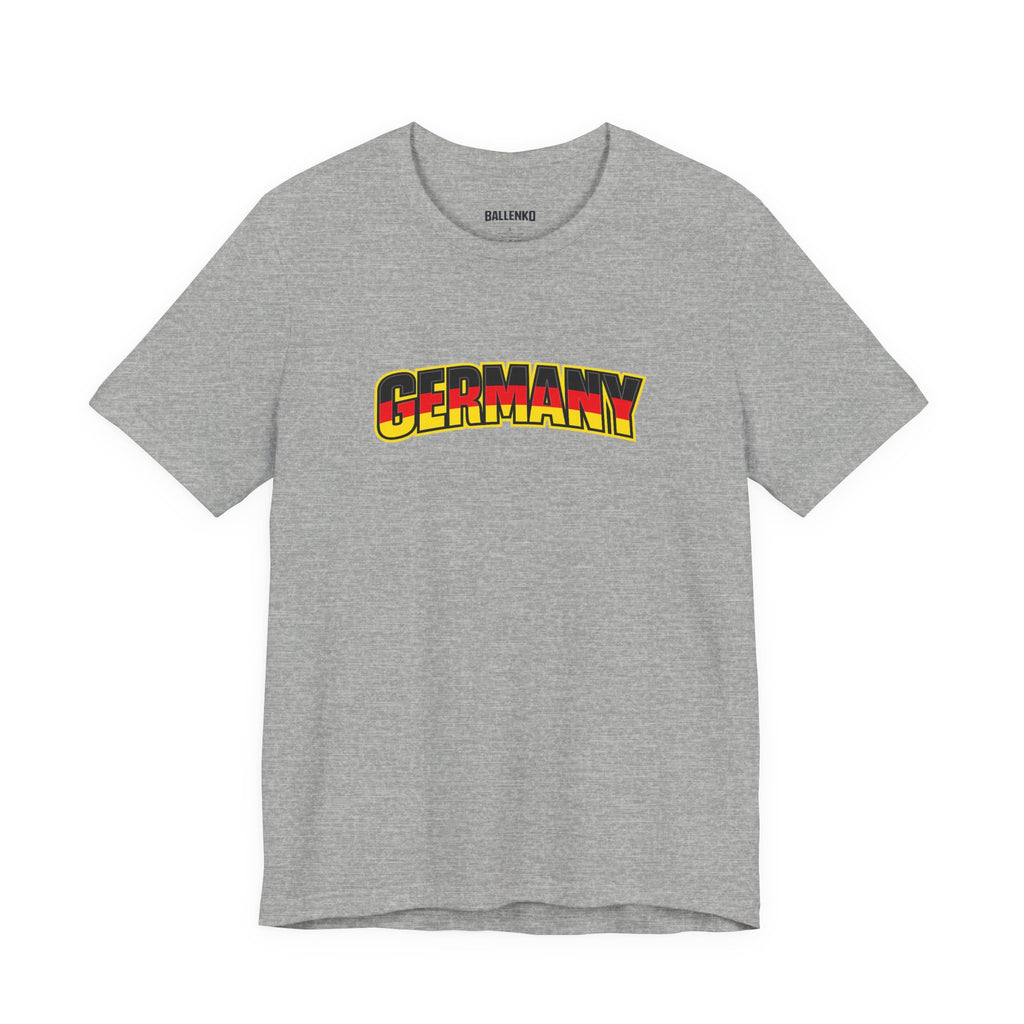 Germany Graphic tee — German Crest Casual Soccer Jersey Style Shirt