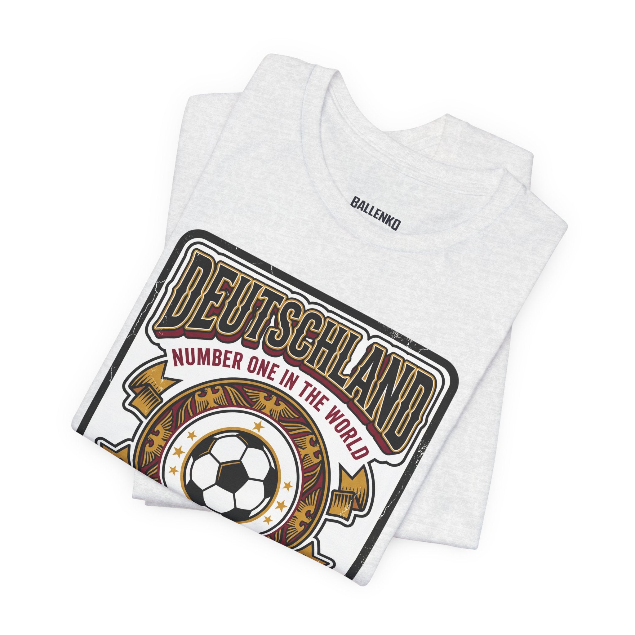 Deutschland world cup 2026 Graphic tee — German Crest Casual Soccer Jersey Style Shirt
