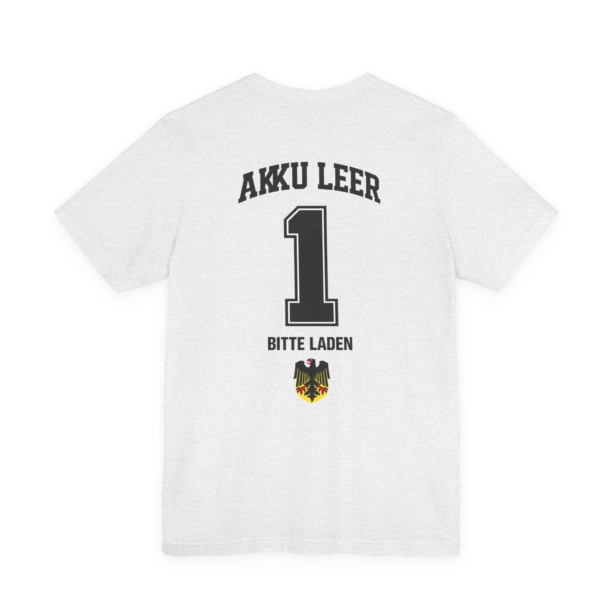 Akku leer Bite Laden Graphic tee — German Crest Casual Soccer Jersey Style Shirt
