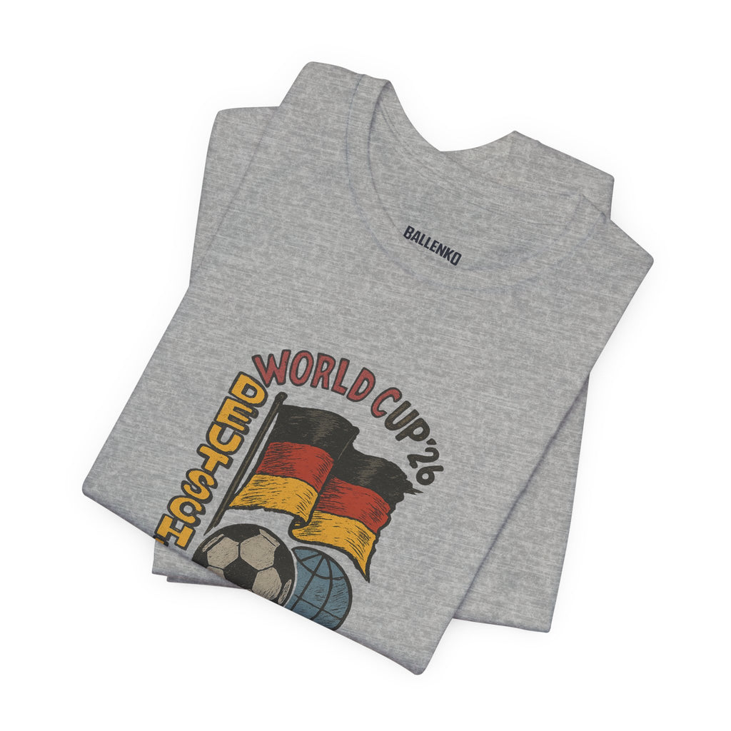 World cup 2026 DeutschLand : Unisex Jersey Short Sleeve Tee