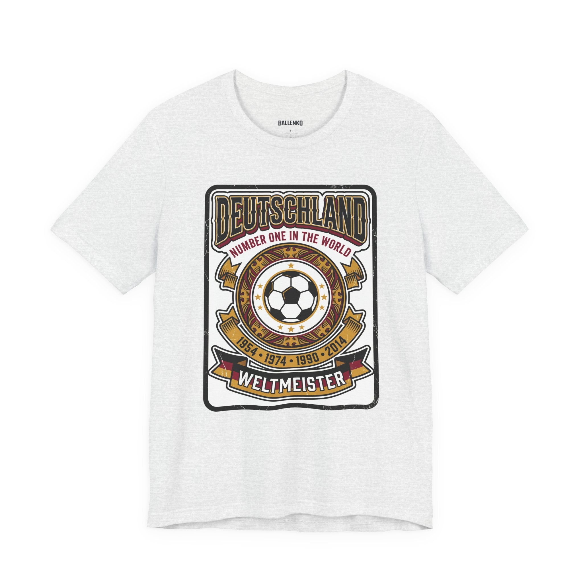 Deutschland world cup 2026 Graphic tee — German Crest Casual Soccer Jersey Style Shirt
