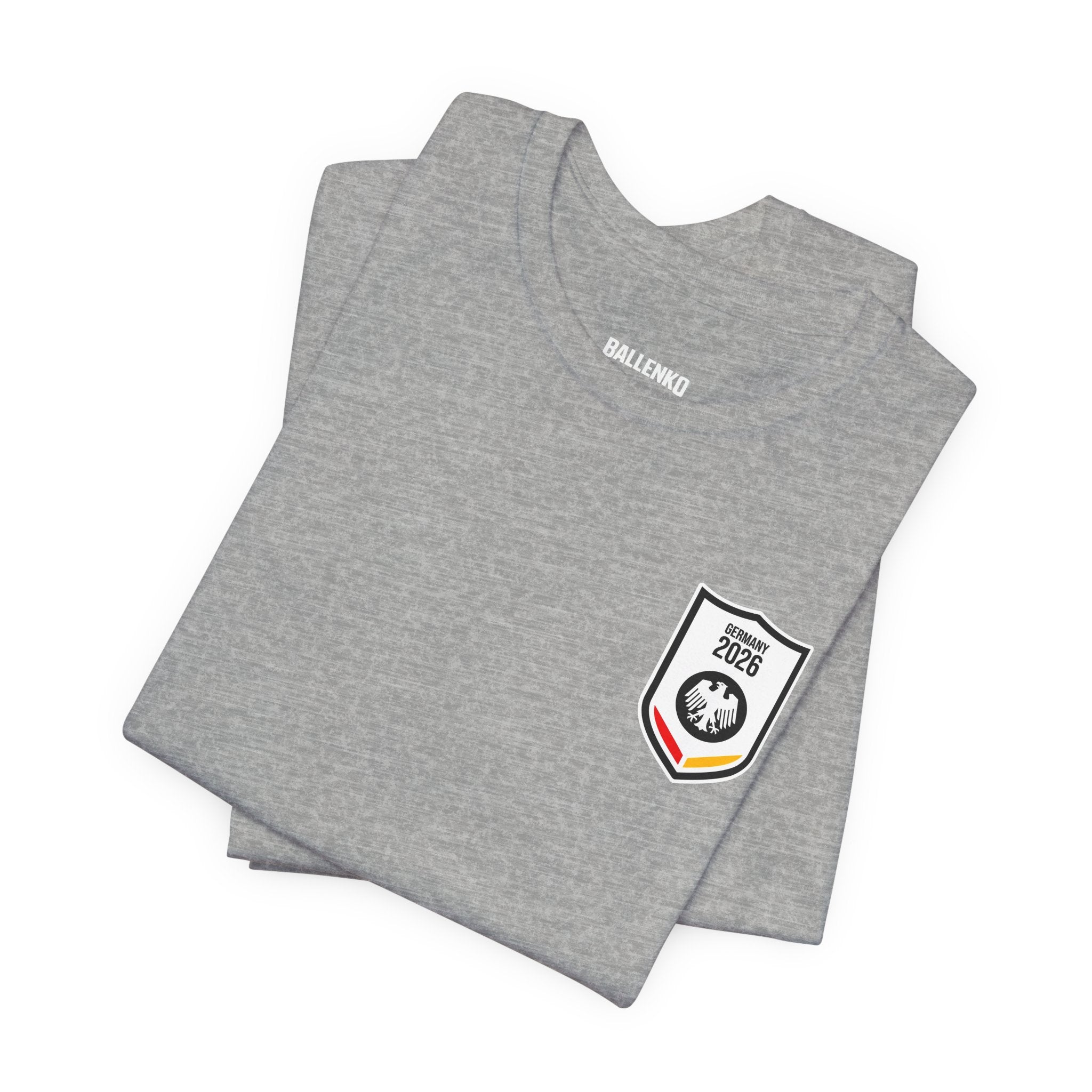 Ordnung muss sein Graphic tee — German Crest Casual Soccer Jersey Style Shirt
