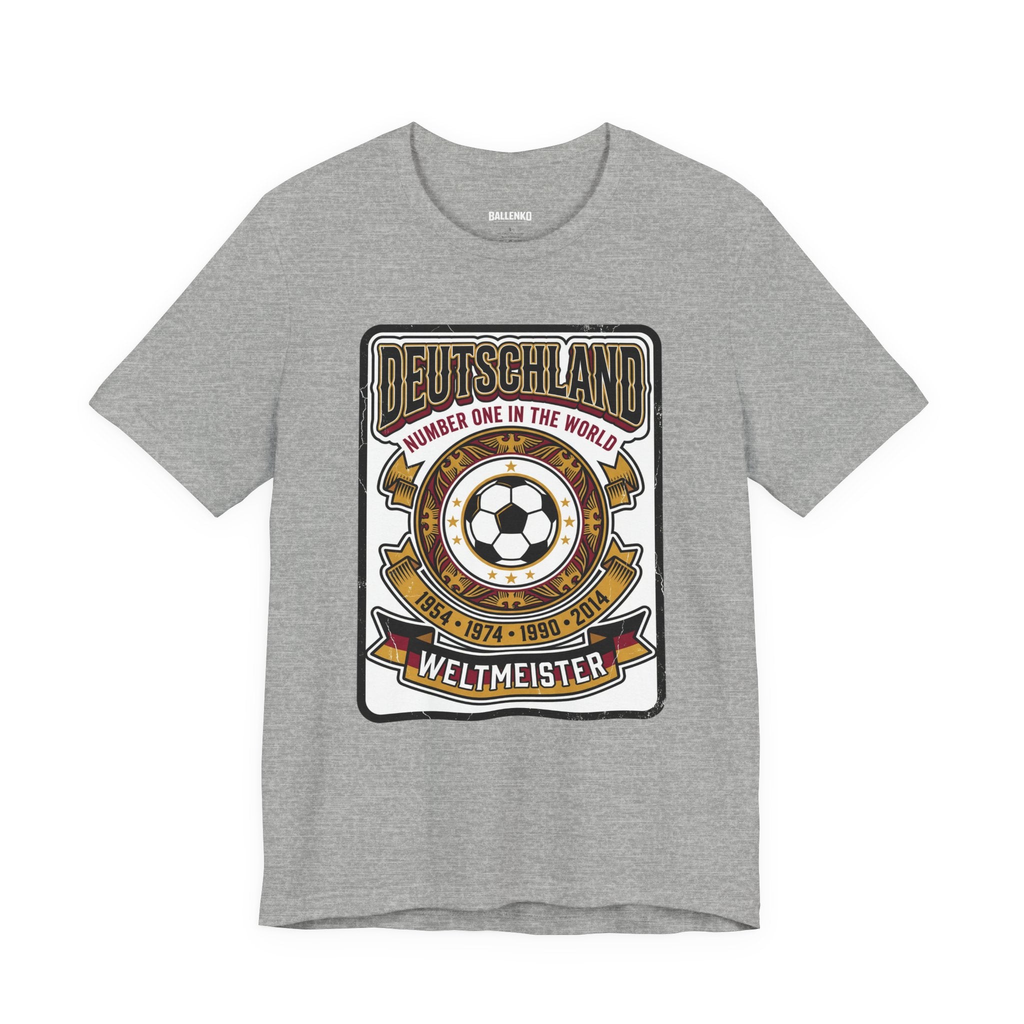 Deutschland world cup 2026 Graphic tee — German Crest Casual Soccer Jersey Style Shirt