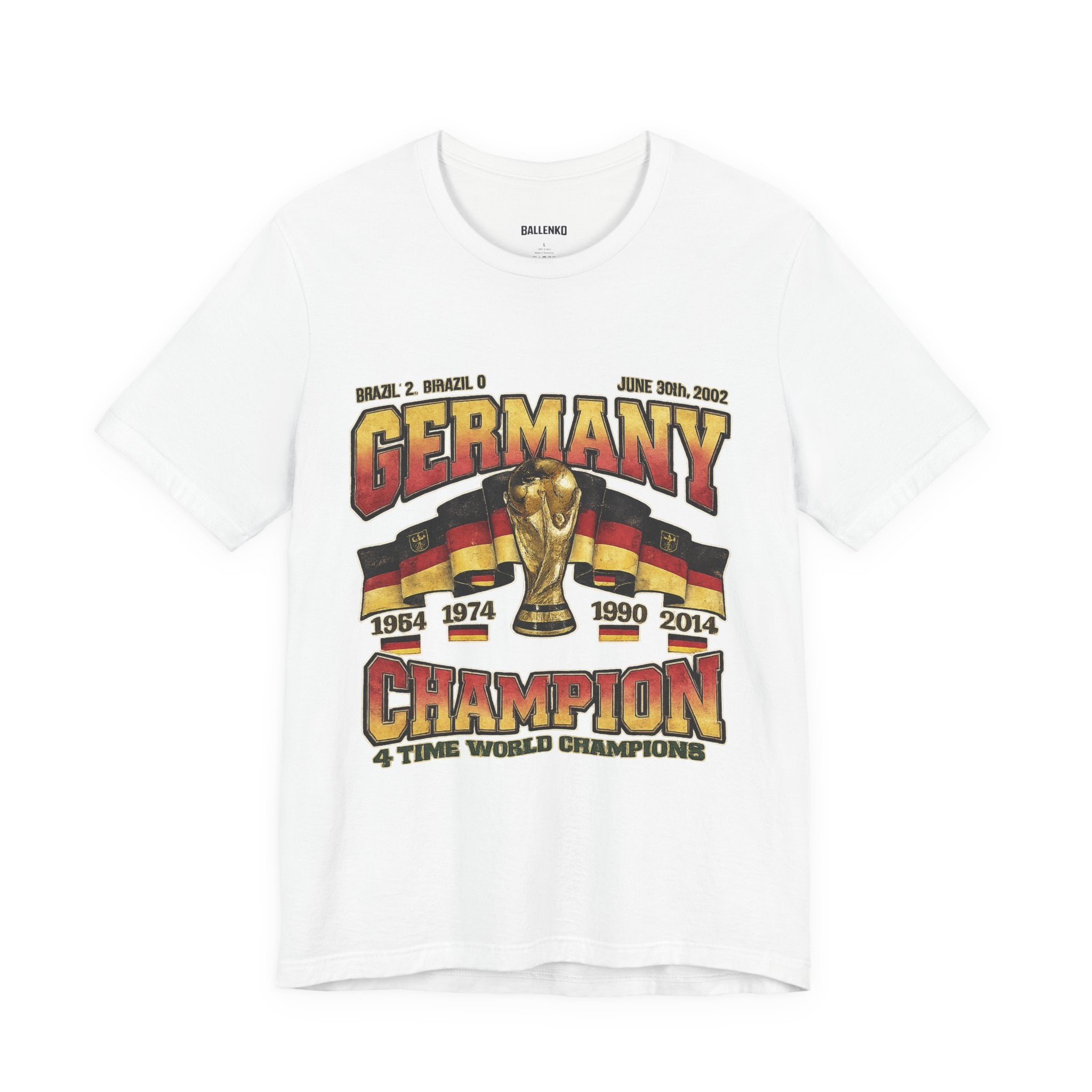 Unisex Vintage Germany Jersey Short Sleeve Tee