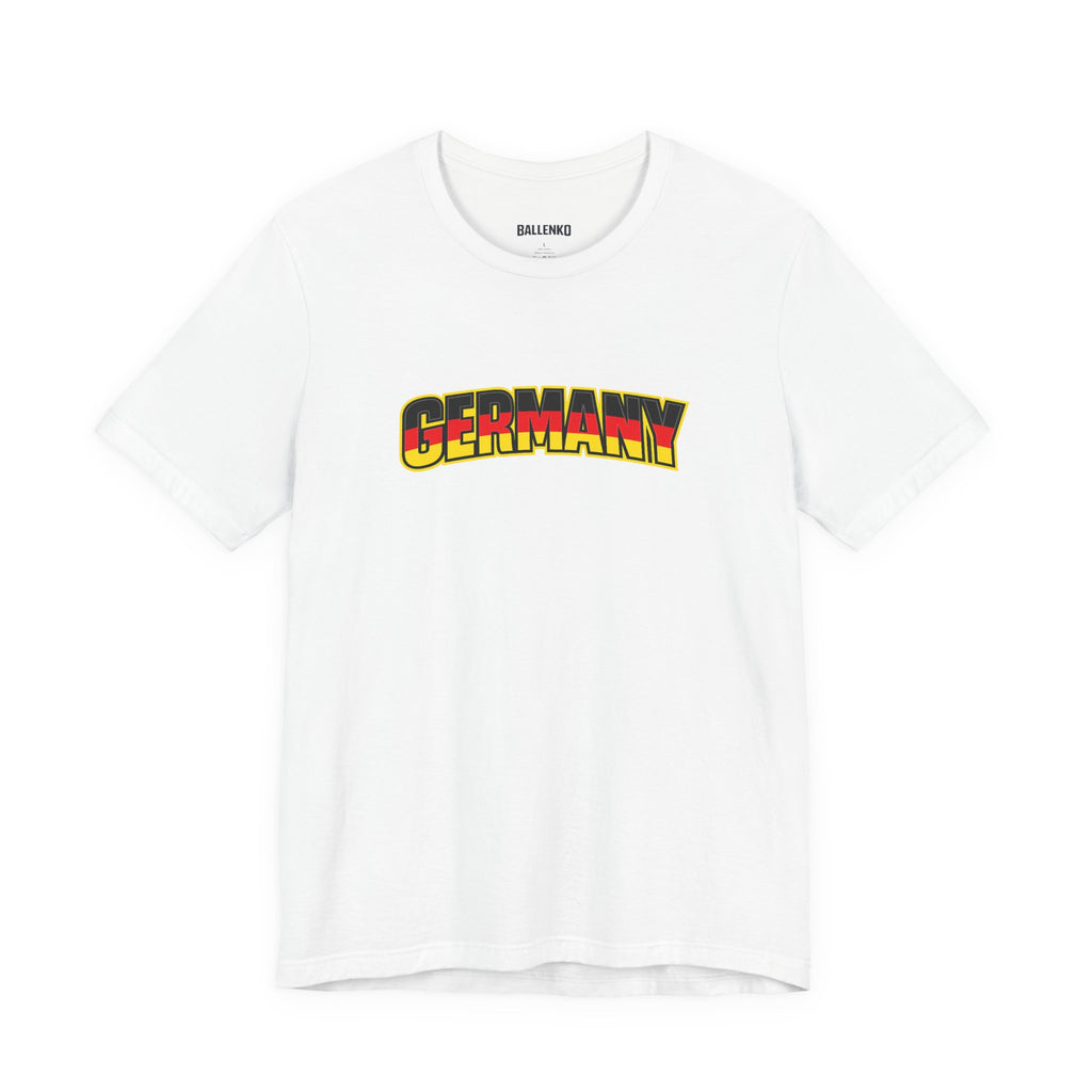Germany Graphic tee — German Crest Casual Soccer Jersey Style Shirt