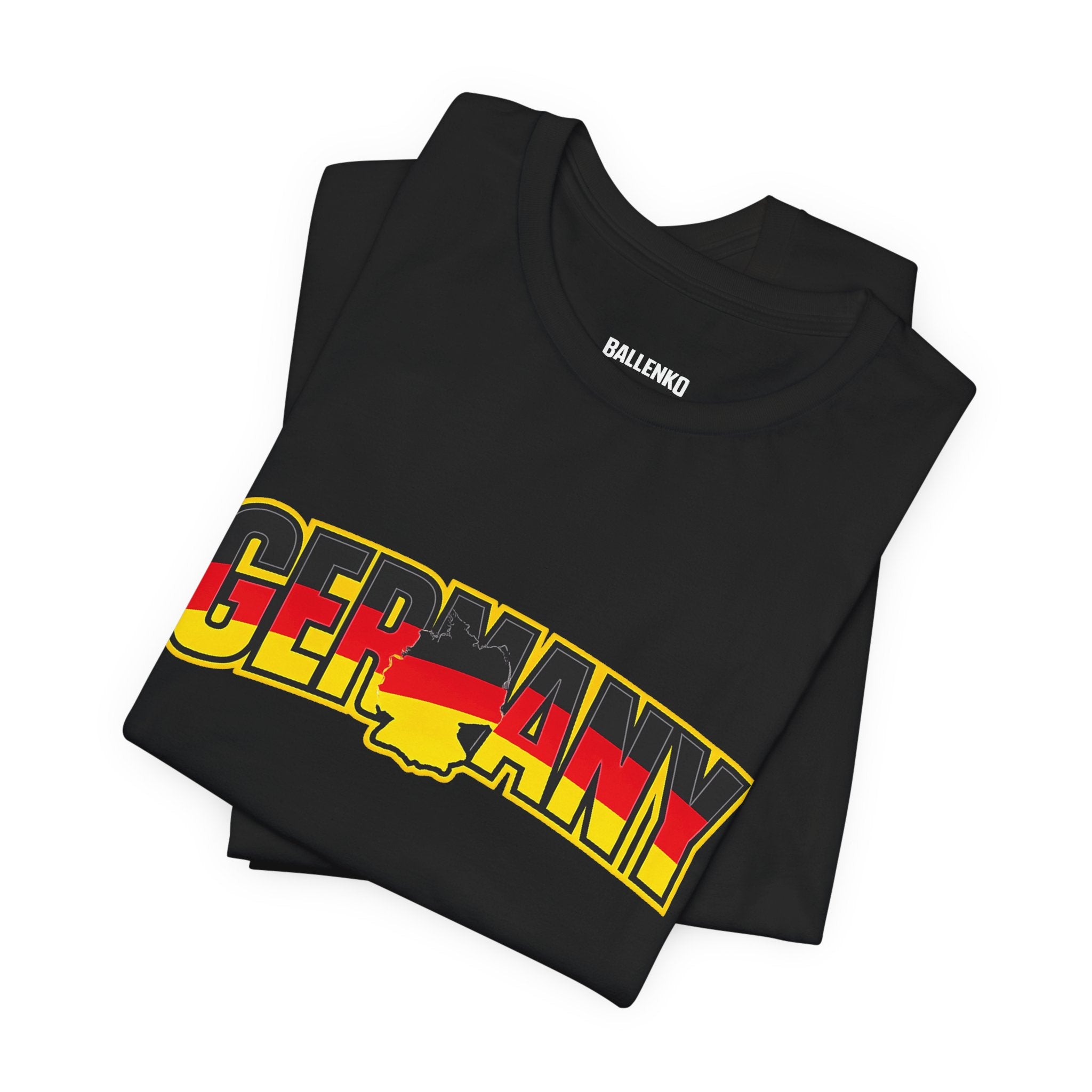 Germany Classic Graphic tee — German Crest Casual Soccer Jersey Style Shirt