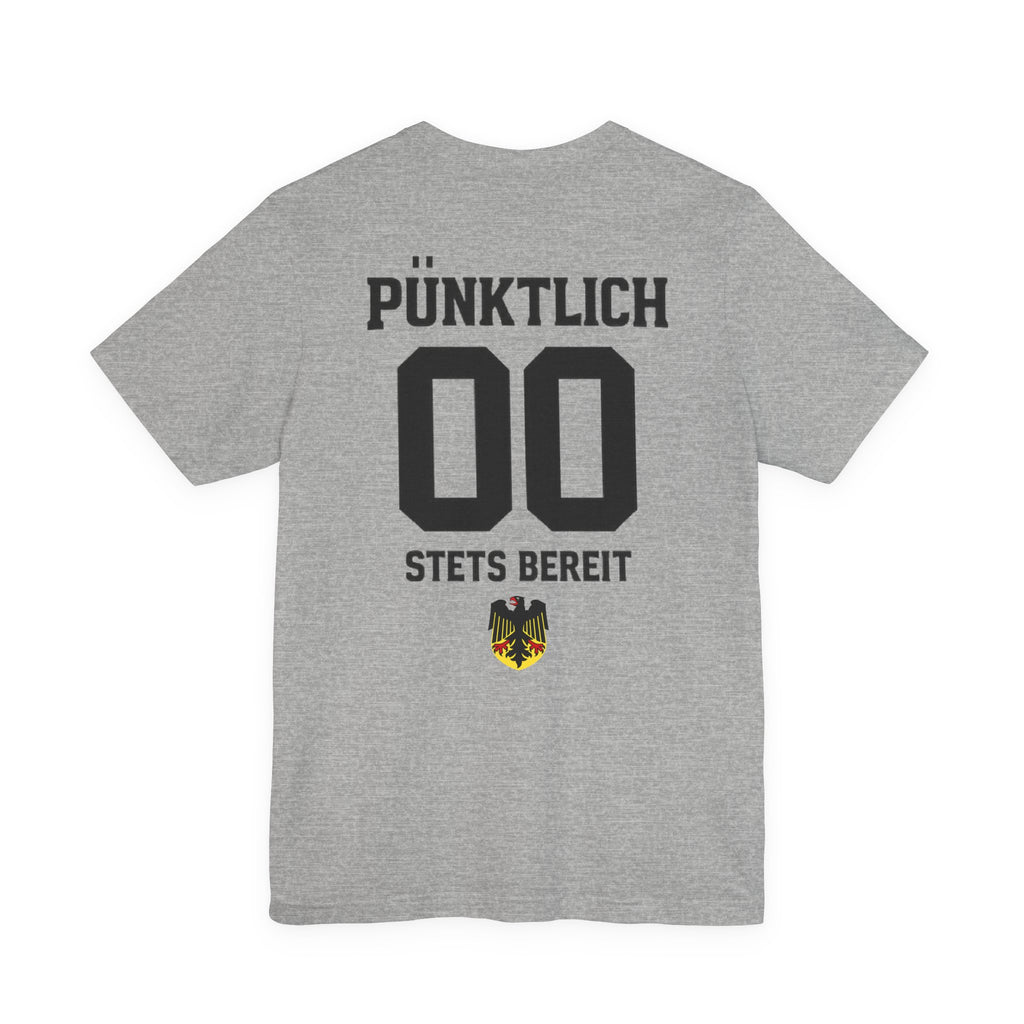Pünktlich stets bereit Graphic tee — German Crest Casual Soccer Jersey Style Shirt