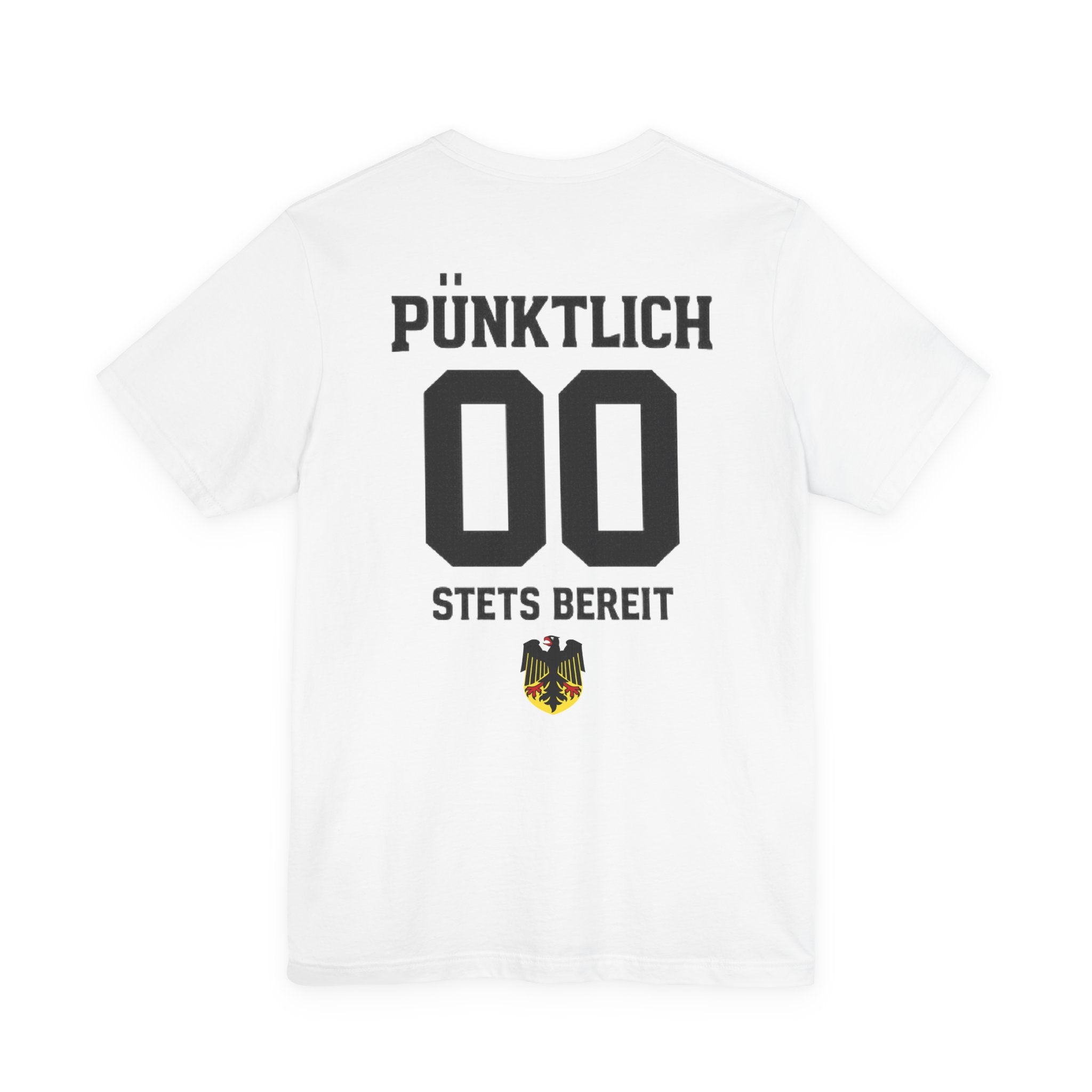 Pünktlich stets bereit Graphic tee — German Crest Casual Soccer Jersey Style Shirt
