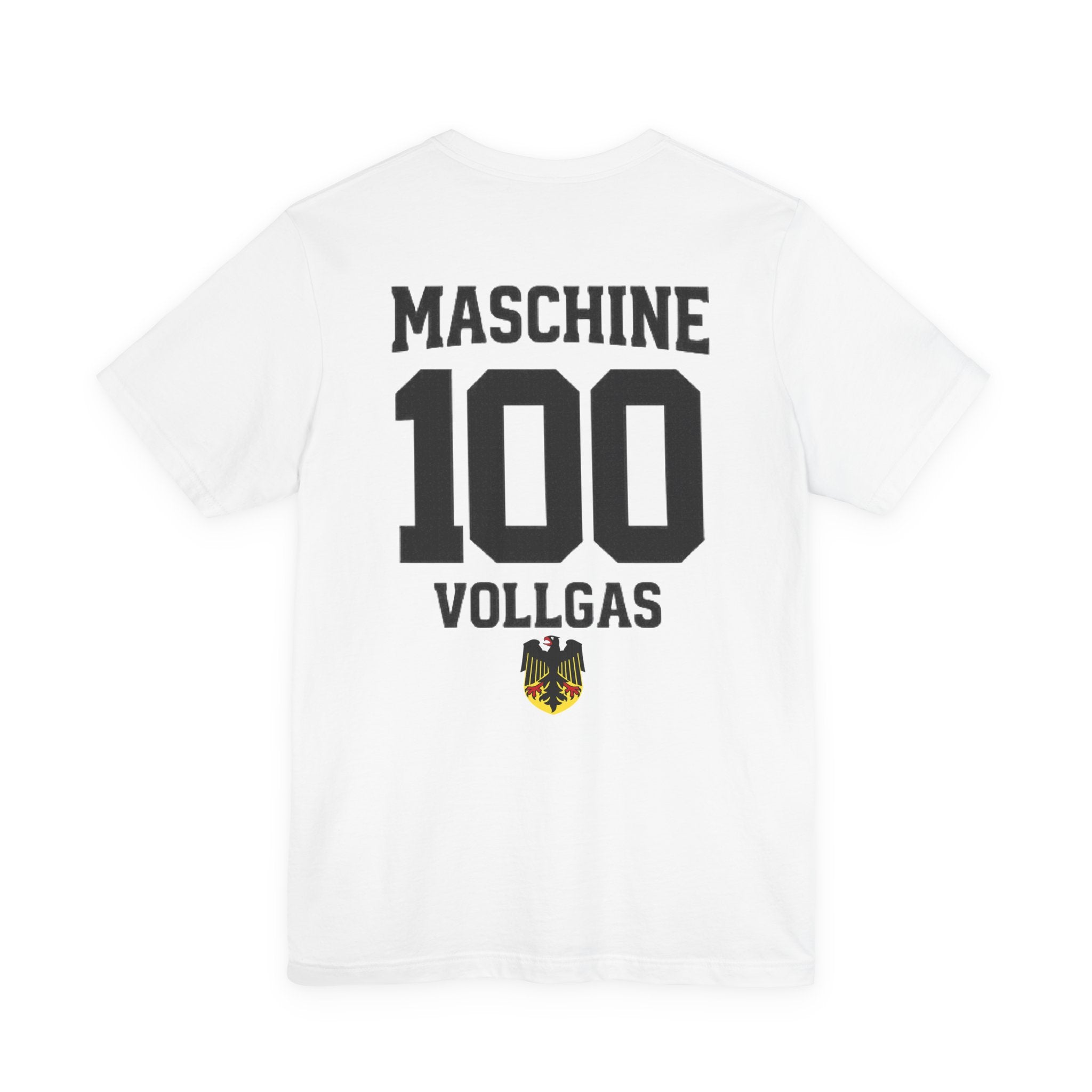 Maschine vollgas Graphic tee — German Crest Casual Soccer Jersey Style Shirt