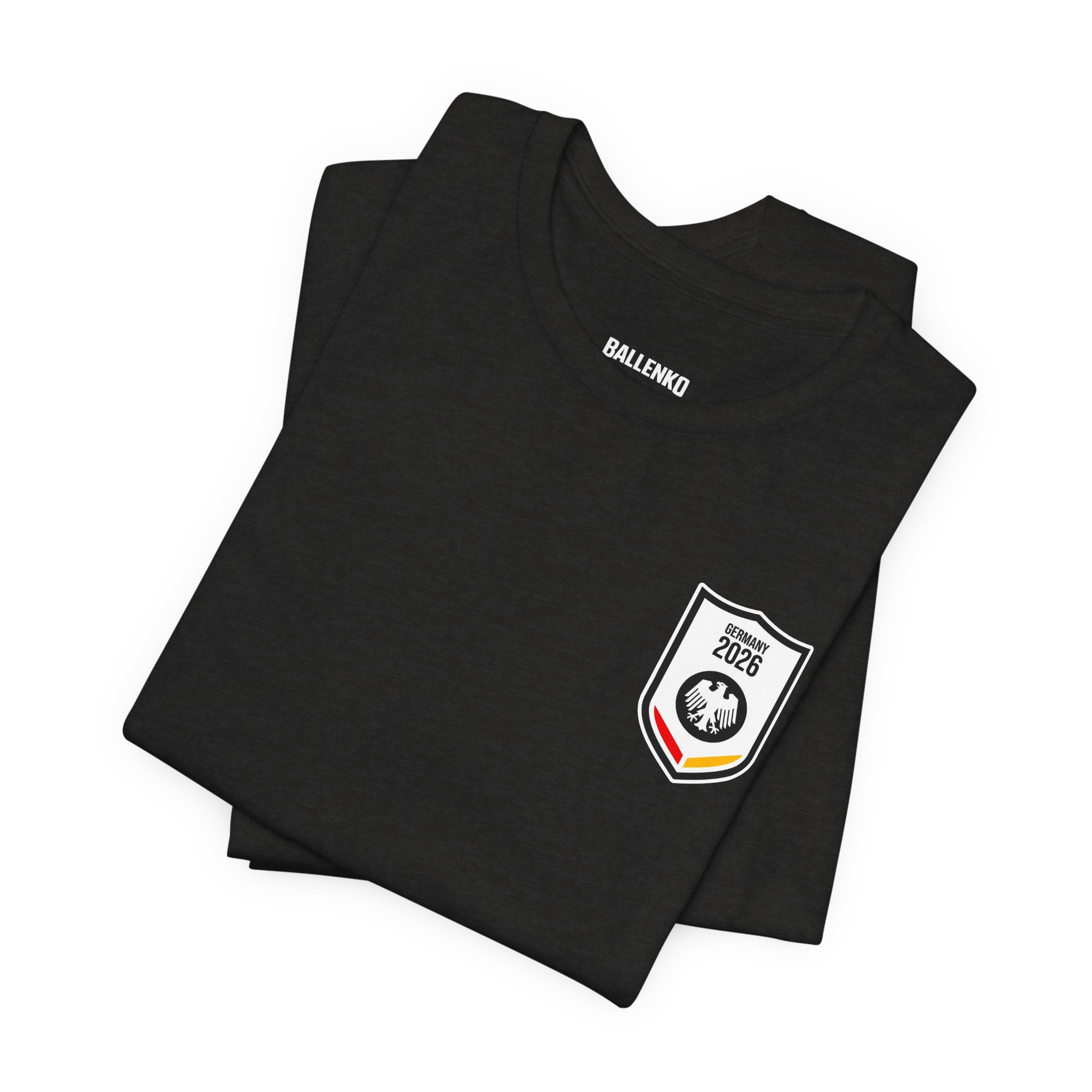 Ordnung muss sein Graphic tee — German Crest Casual Soccer Jersey Style Shirt