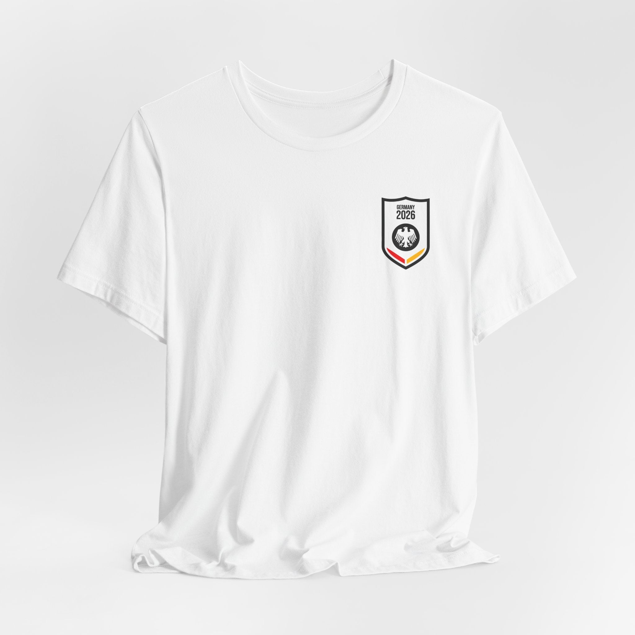 Maschine vollgas Graphic tee — German Crest Casual Soccer Jersey Style Shirt