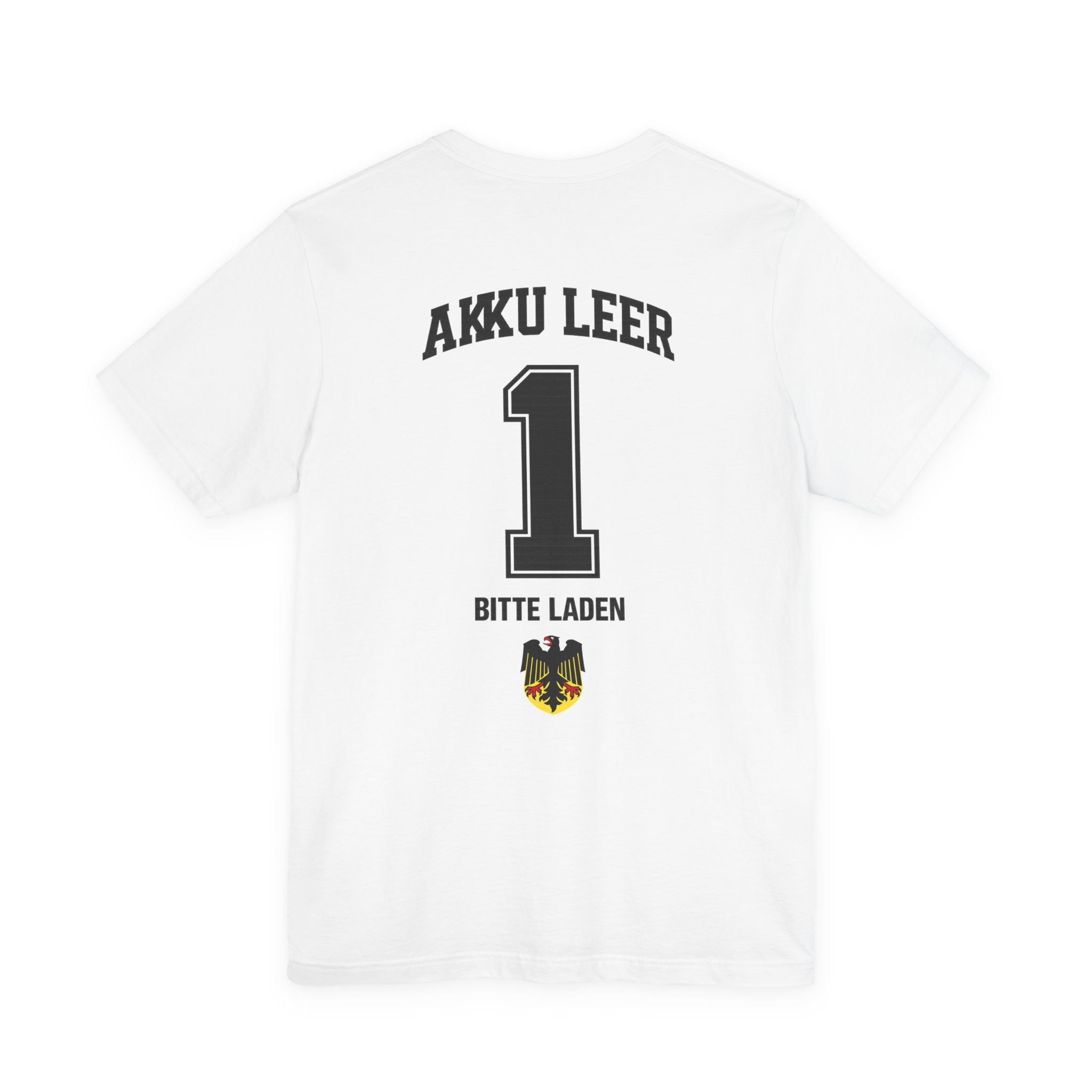 Akku leer Bite Laden Graphic tee — German Crest Casual Soccer Jersey Style Shirt