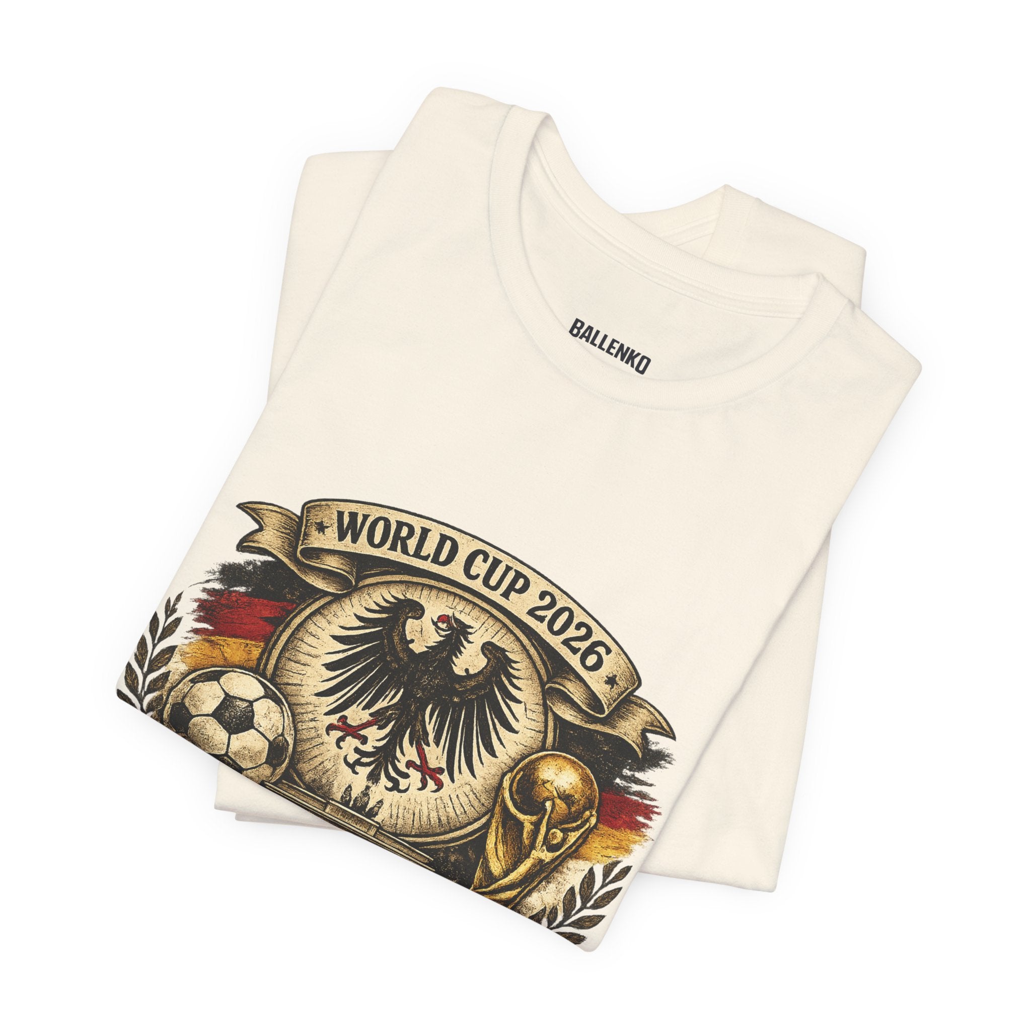 Germany 2026 World Cup Gold Vintage T-Shirt