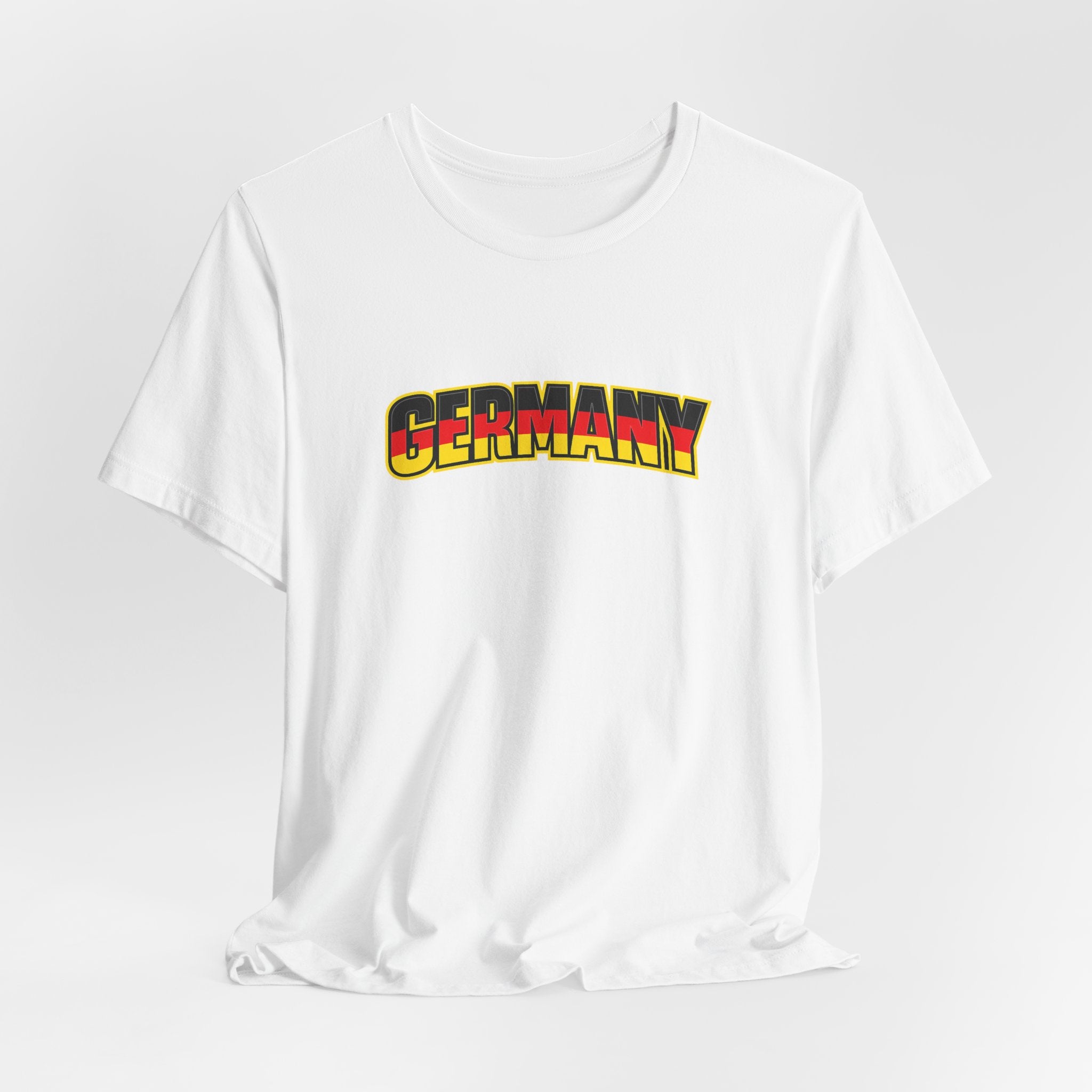 Germany Graphic tee — German Crest Casual Soccer Jersey Style Shirt