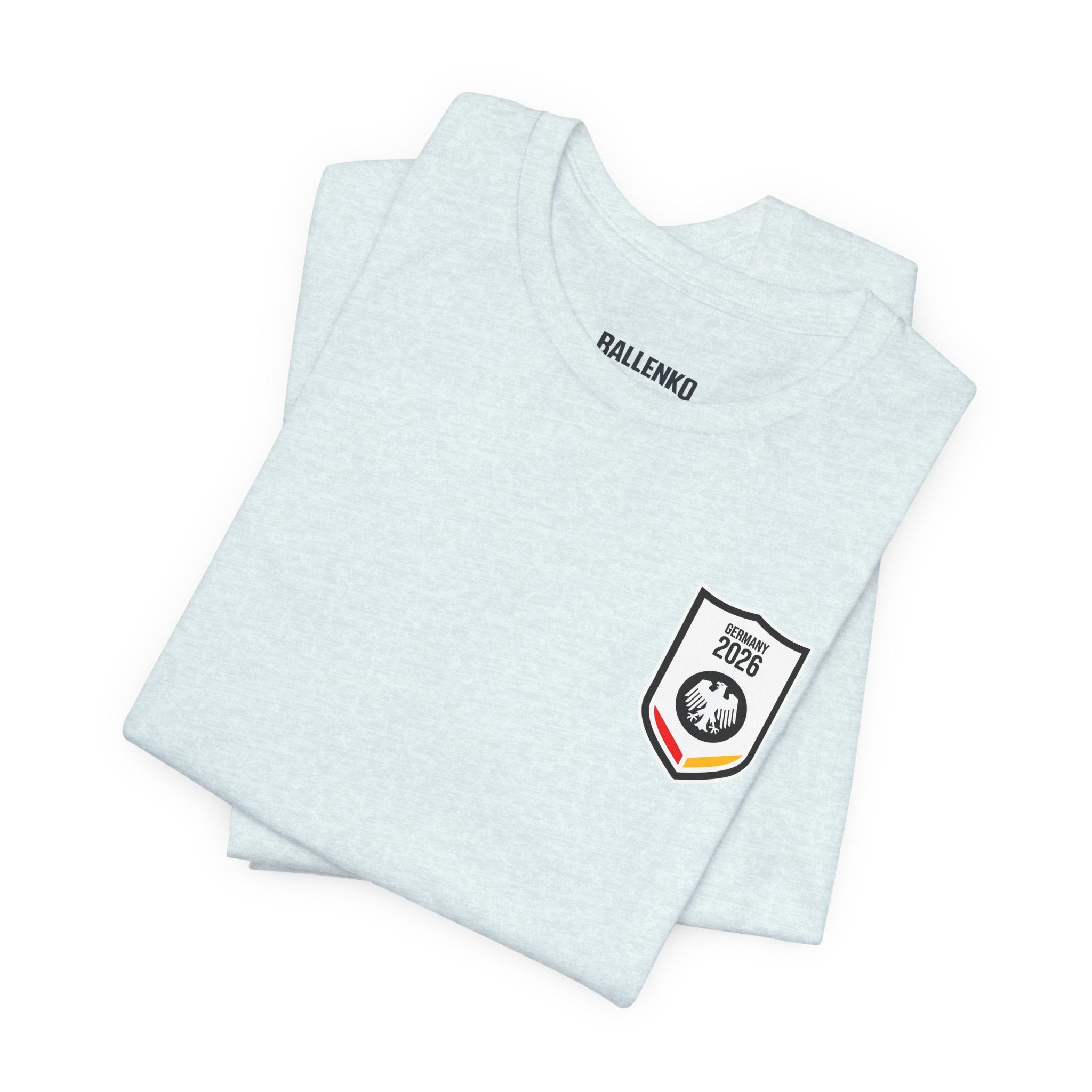Montag Aua Graphic tee — German Crest Casual Soccer Jersey Style Shirt
